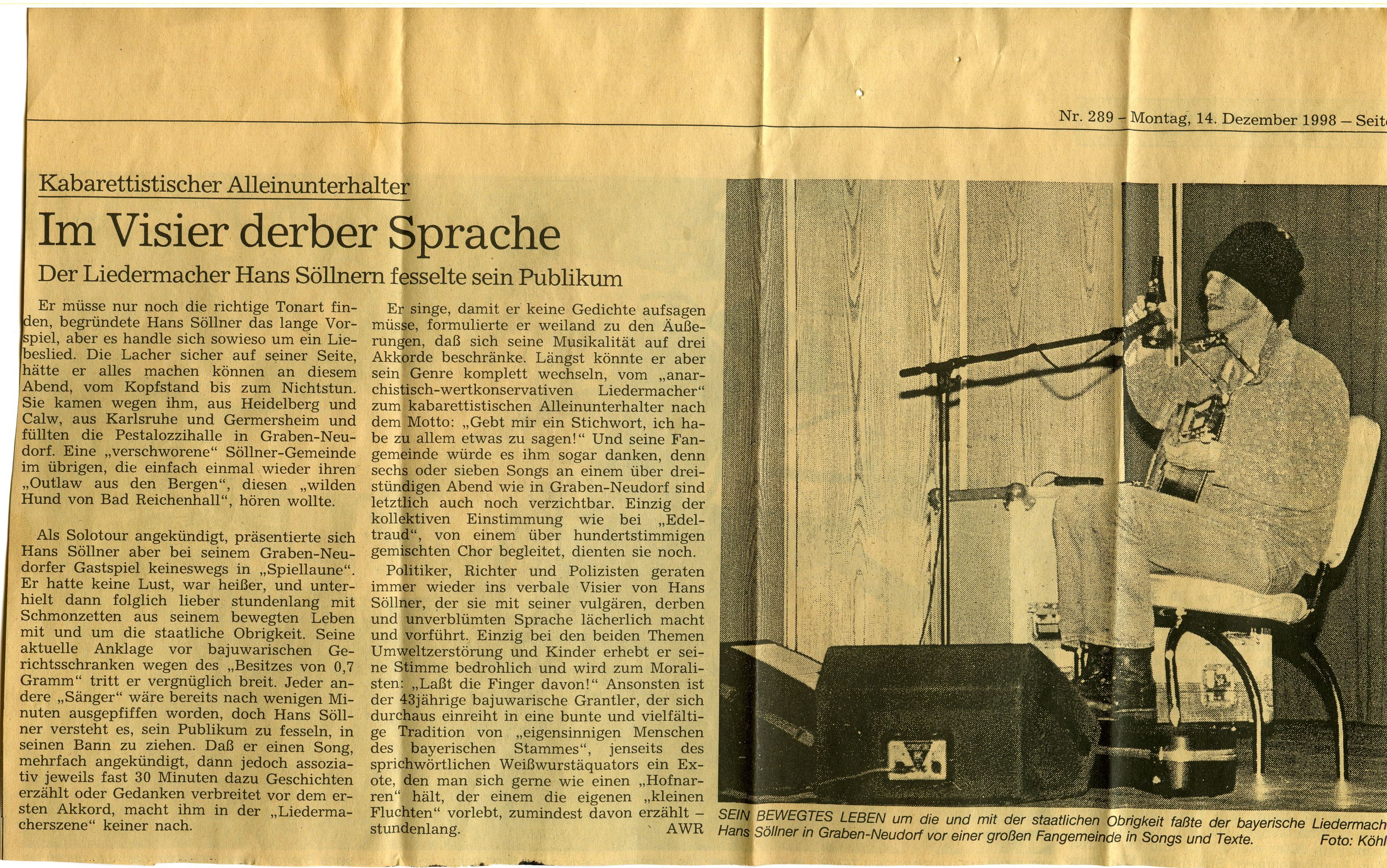 Hans Söllner 1998 Graben-Neudorf Zeitung.jpg